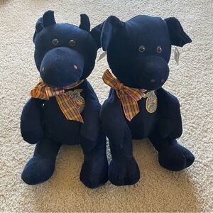 Vintage FFA Corduroy Pig and Cow